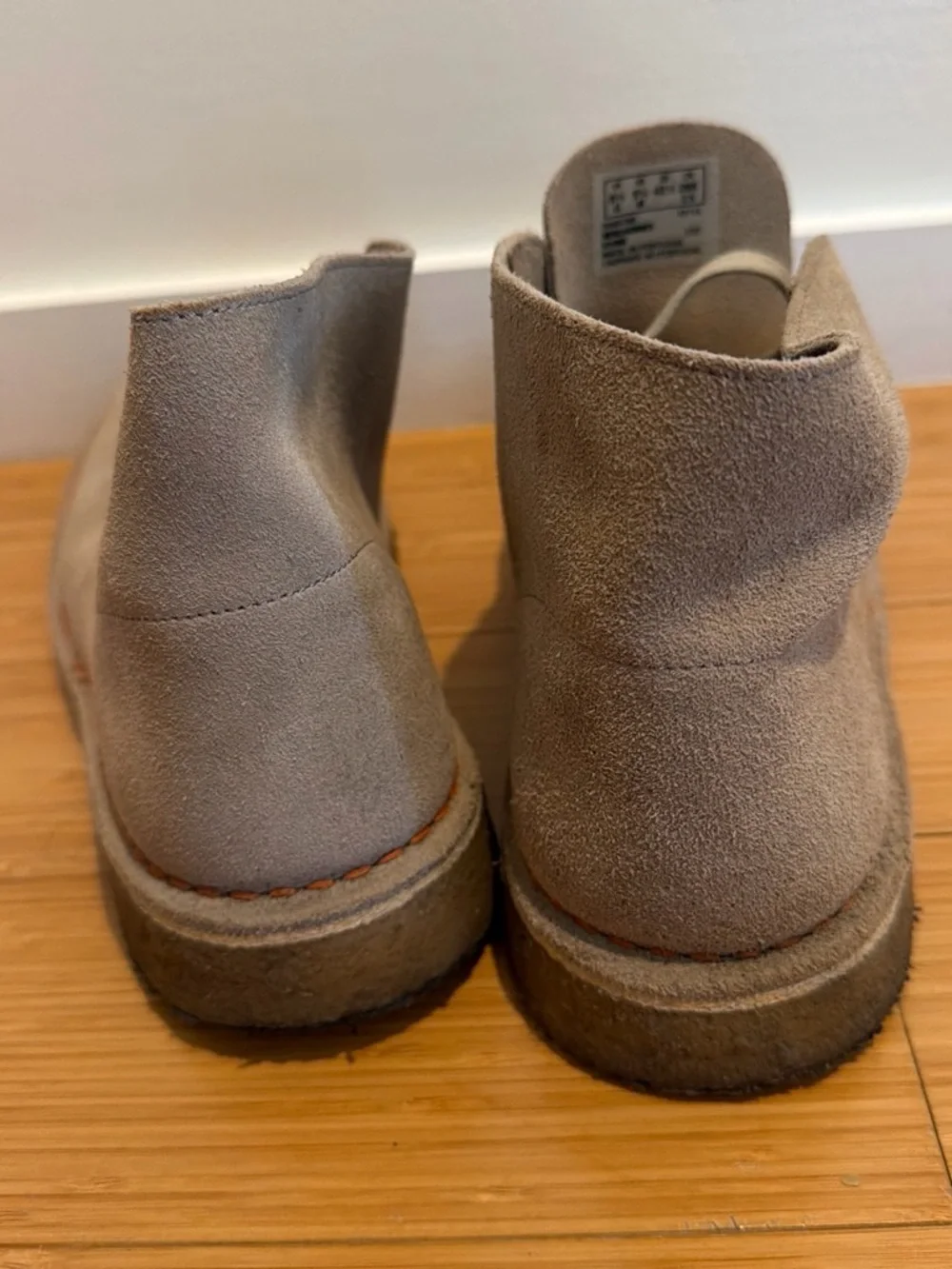 Clarks Men's Suede Desert Boots - Light Brown